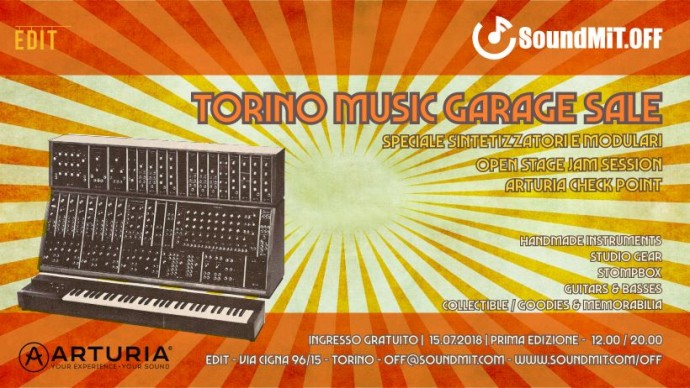 Soundmit.OFF: Torino Music Garage Sale - Ingresso Gratuito